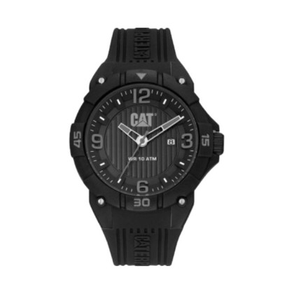CAT DRIFT LW-161-21-131 Black Silicone Band 10ATM 45MM Analog Watch